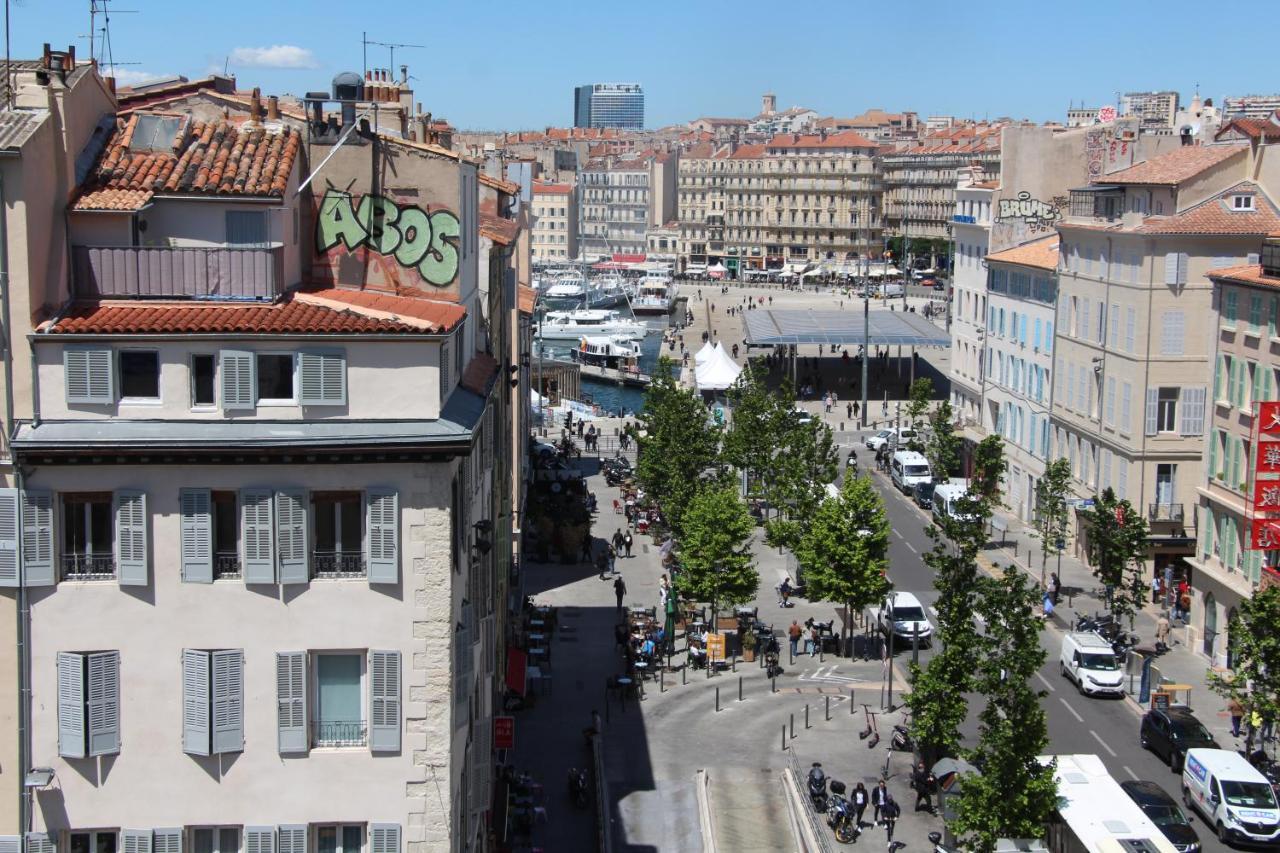Apartamento Superbe Duplex Avec Vue Imprenable Sur Le Vieux Port Marsella Exterior foto